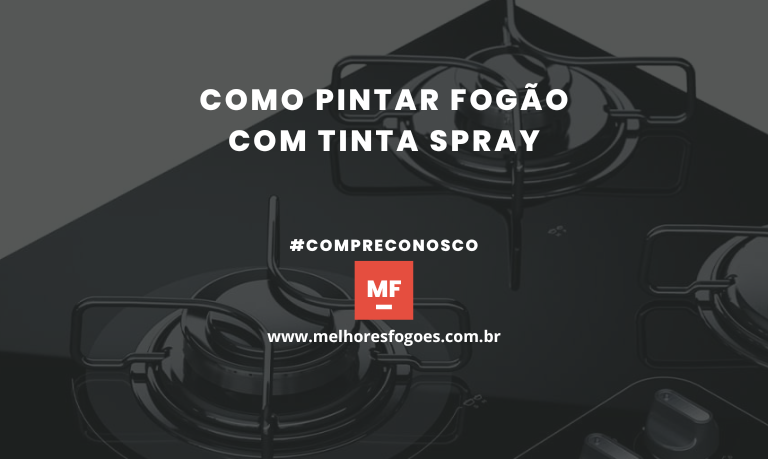 Como pintar Fogão com Tinta Spray
