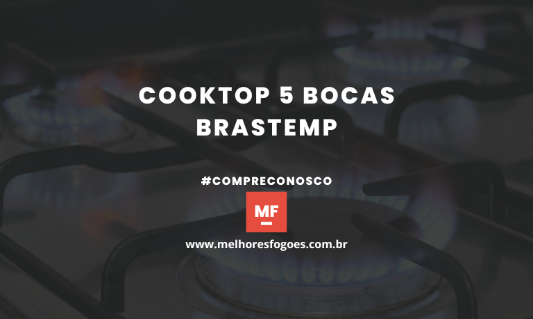 Cooktop Brastemp 5 bocas