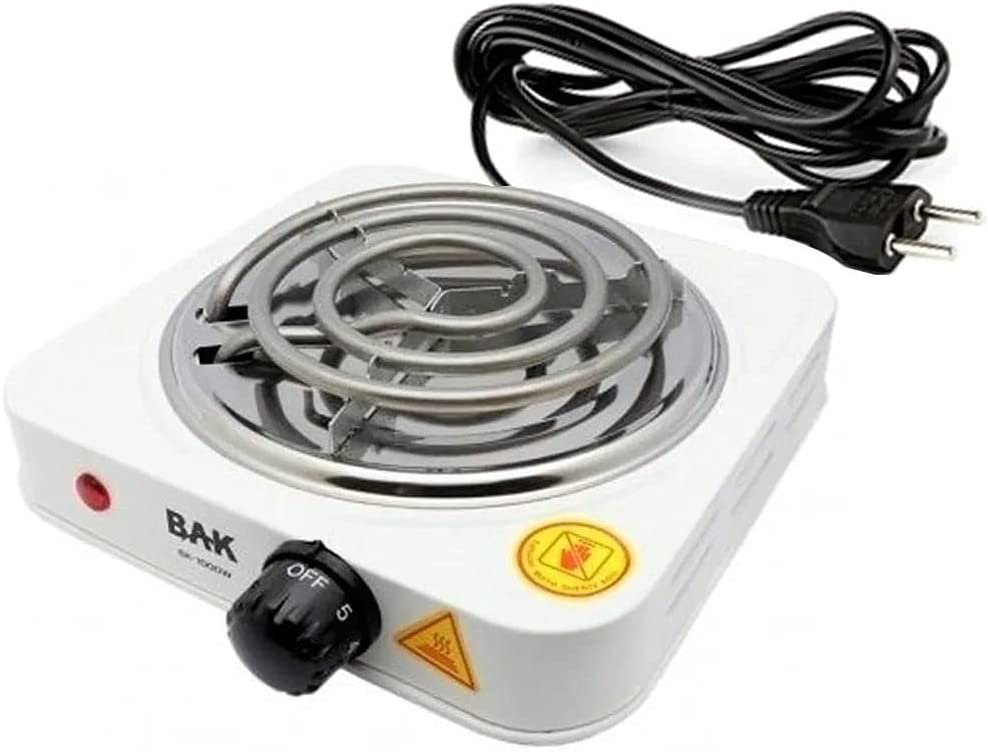 Fogão Elétrico 1 Boca Espiral 110v Portátil 1000W Fogareiro