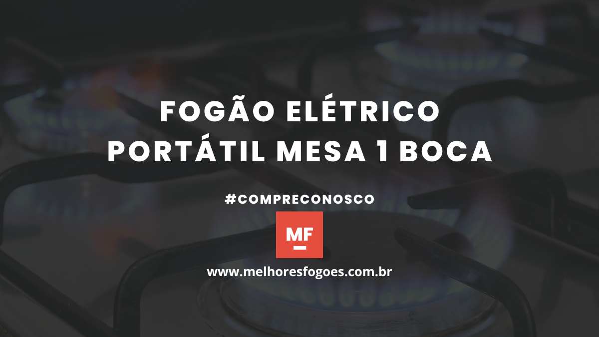 Fogão Elétrico Portátil Mesa 1 boca
