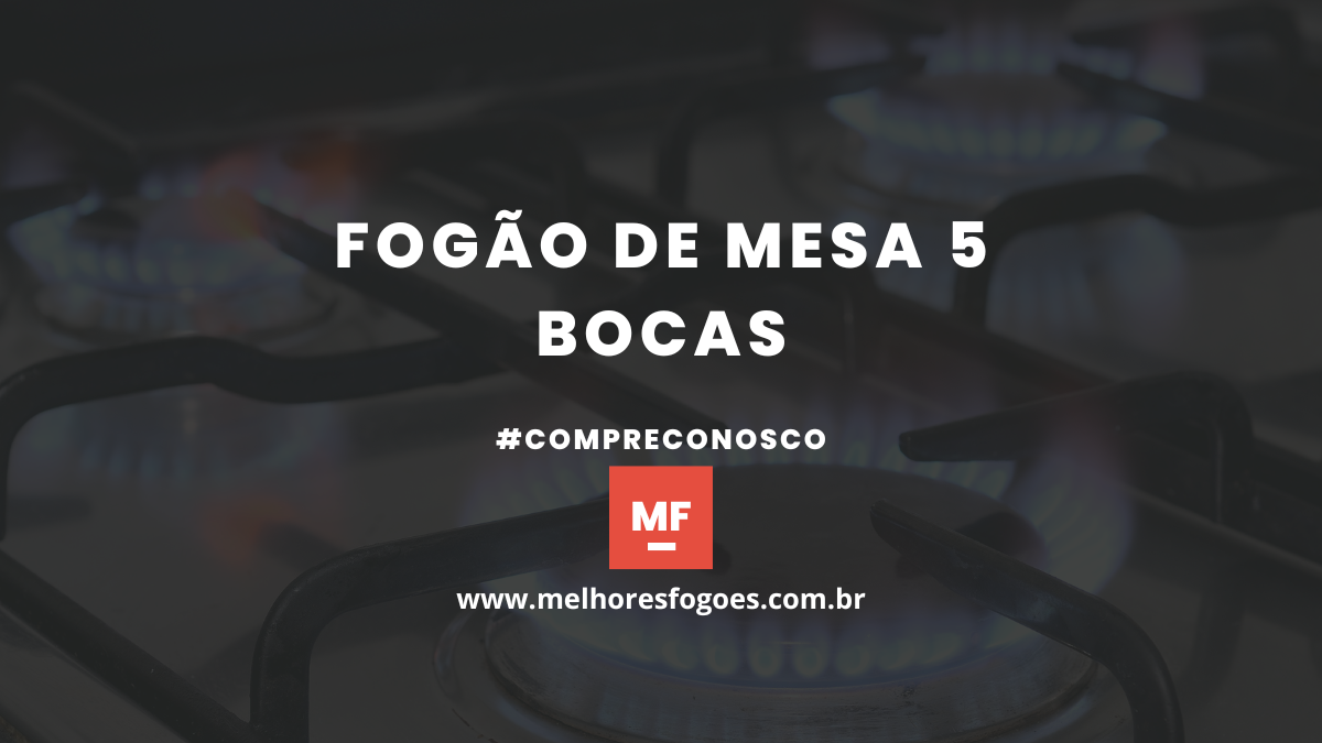 Fogão de Mesa 5 Bocas