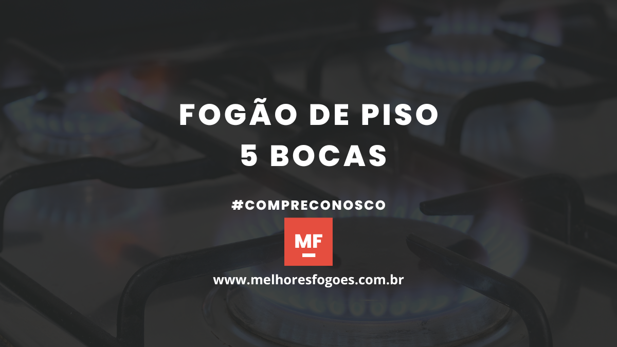 Fogão de Piso 5 bocas