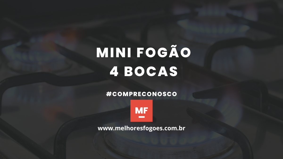 Mini Fogão 4 Bocas