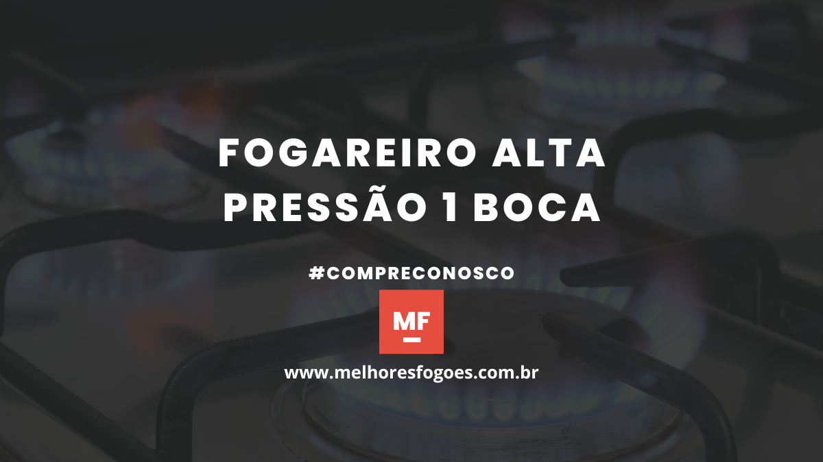 Fogareiro Alta Pressão 1 Boca