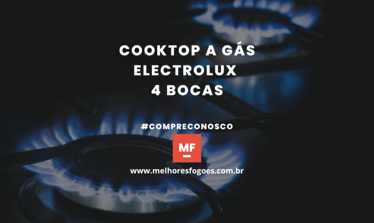 Cooktop a Gás Electrolux 4 Bocas