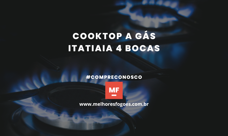 Cooktop a Gás Itatiaia 4 Bocas