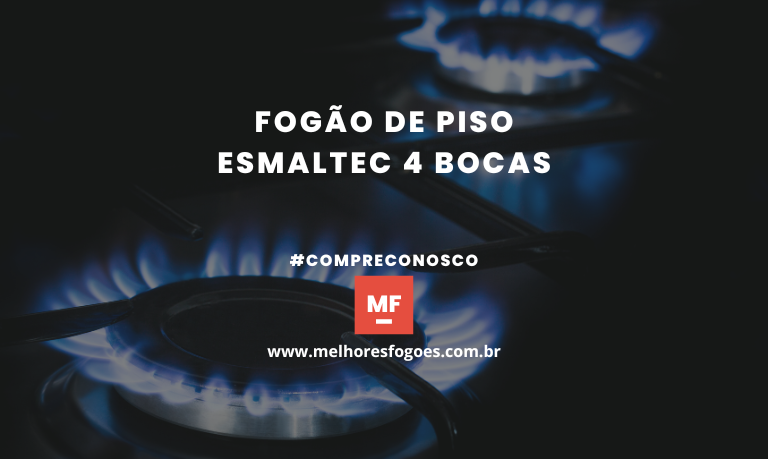 Fogão de Piso Esmaltec 4 Bocas