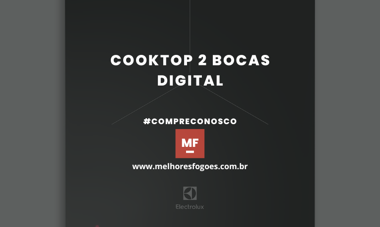 Cooktop 2 Bocas Digital