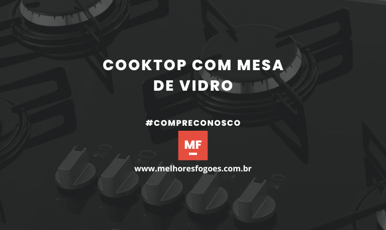 Cooktop com Mesa de Vidro