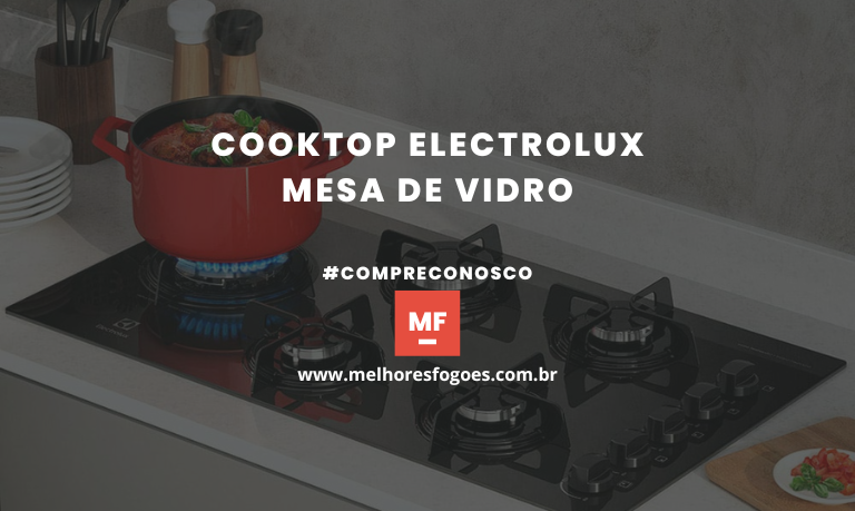Cooktop Electrolux Mesa de Vidro