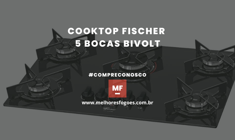 Cooktop Fischer 5 bocas Bivolt
