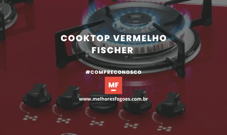Cooktop Fischer Vermelho