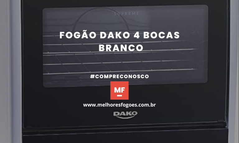 Fogão Dako 4 Bocas Branco