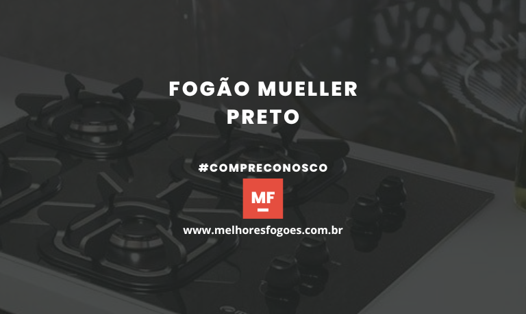 Fogão Mueller Preto