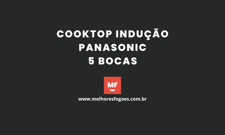 Cooktop Indução Panasonic 5 bocas