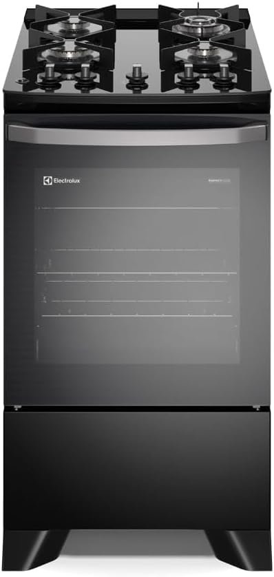 Fogão Electrolux 4 bocas Efficient com PerfectCook FE4GS