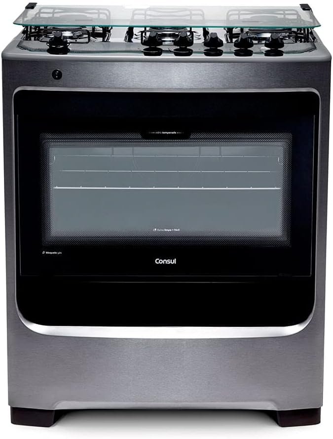 Fogão Consul 5 bocas Inox CFS5NAR Bivolt