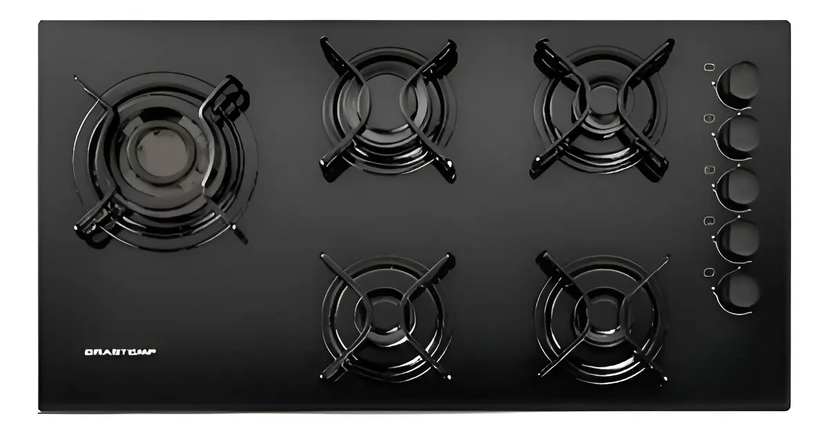 Cooktop 5 bocas Brastemp BDD85AE