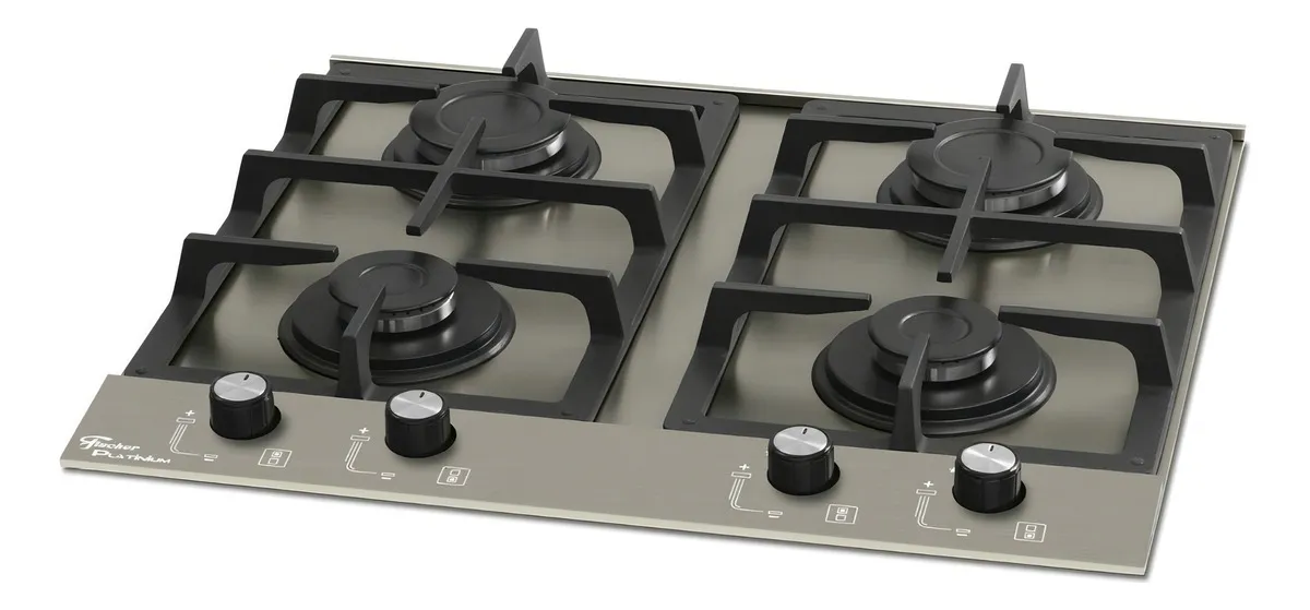 Cooktop Platinium Prime Bivolt Fischer 4 Queimadores