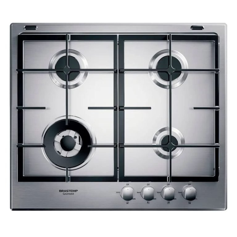 Cooktop 4 bocas Brastemp Gourmand Inox BDK60DR 220V