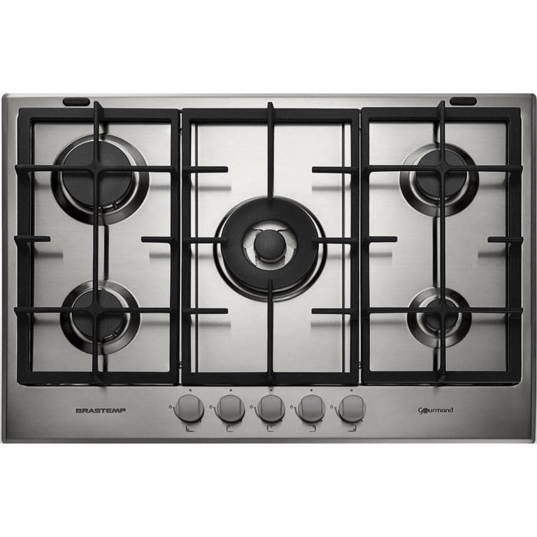 Cooktop 5 Bocas BDK75D Brastemp Gourmand Inox 220v