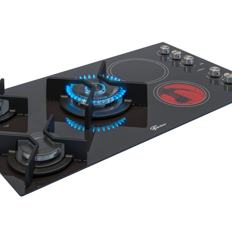 Cooktop Fischer Híbrido 5 Bocas Preto 220V