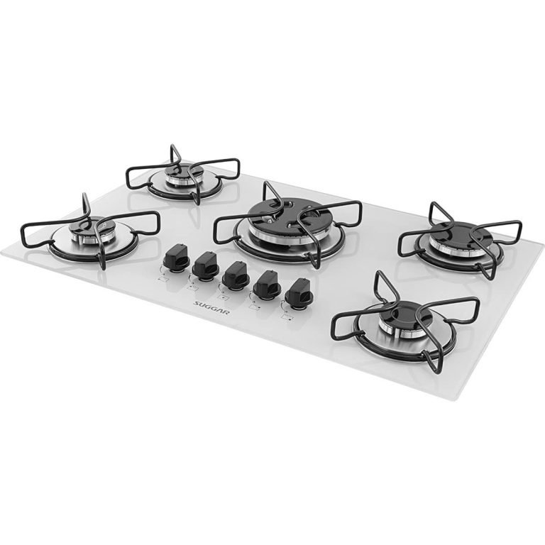 Cooktop Tripla-chama 5 Bocas Suggar FG5305ABR (Branco, Preto ou Vermelho)
