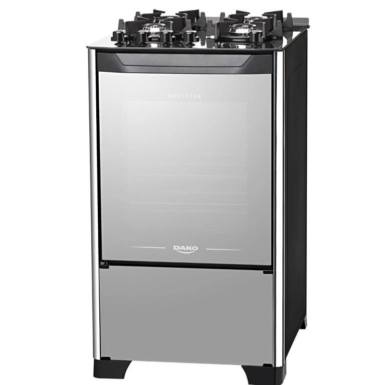 Fogão 4 bocas Dako Magister Style com Mesa de Vidro e Tripla Chama Bivolt