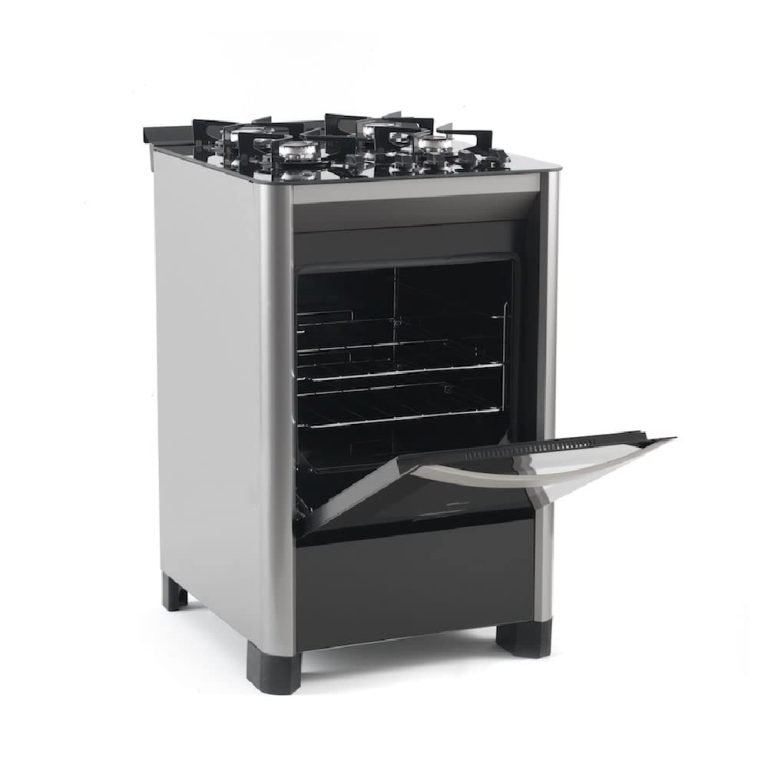 Fogão de Piso Fischer 4 bocas Gran Cheff Silver a Gás Bivolt