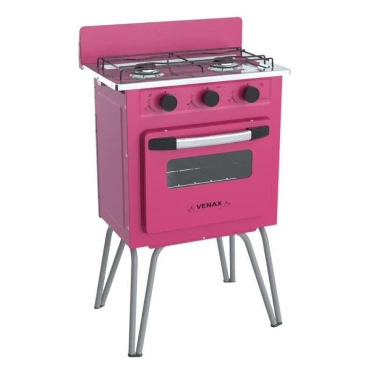 Mini Fogão Gemini 2 Bocas Rosa Venax