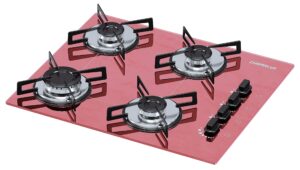 Cooktop 4 bocas Chamalux ultra chama rosa T.C BIVOLT