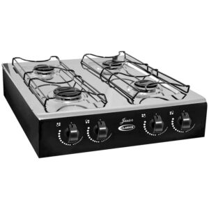 Fogao 4 Bocas Junior Portatil sem Acendimento Automatico Preto Clarice