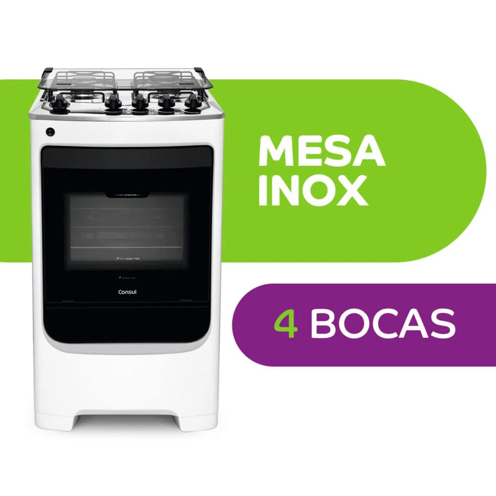 Fogão Consul 4 bocas Branco CFO4NAB