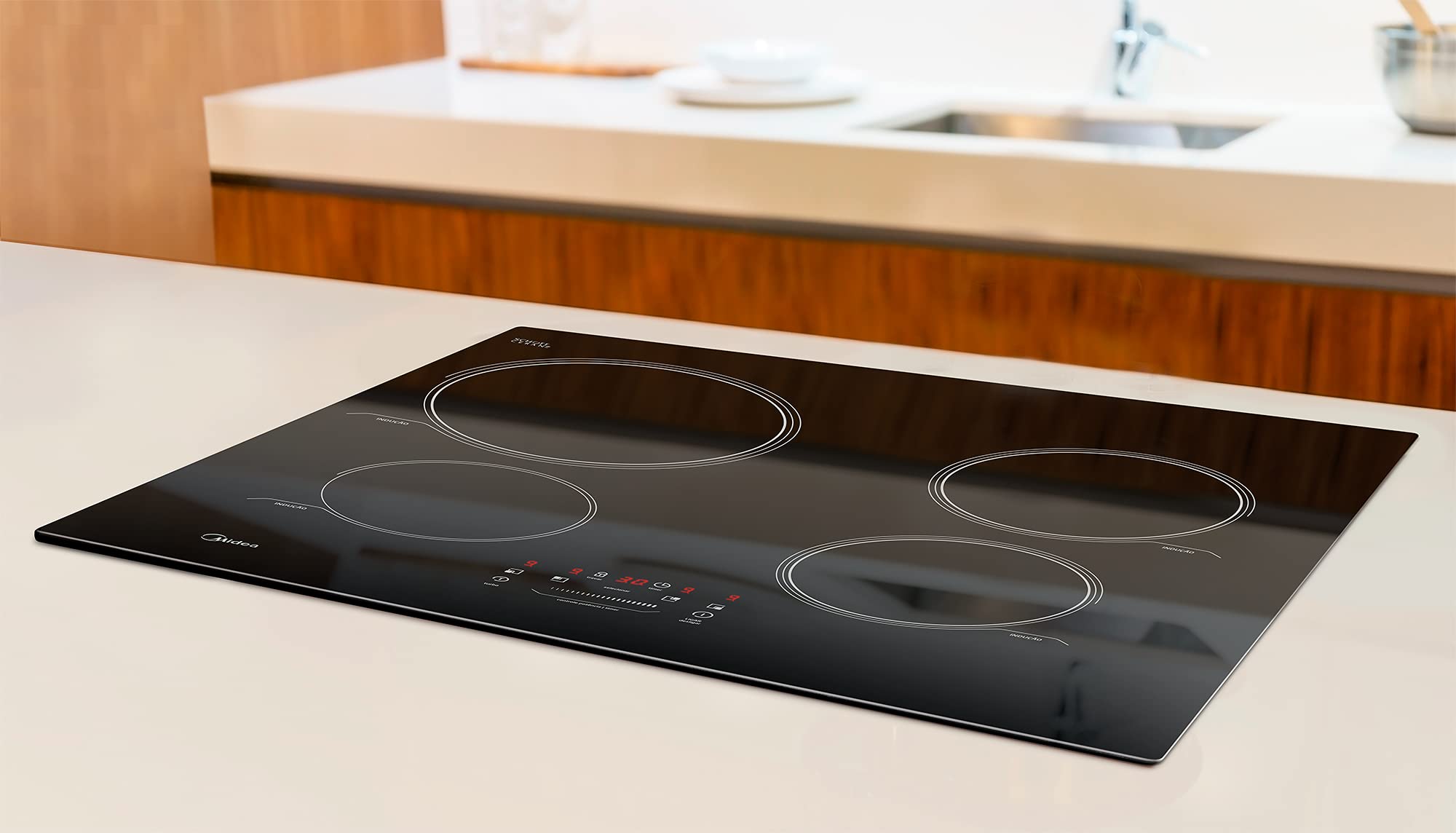 Cooktop de Indução Midea 4 bocas CYB40P2 Springer 220V tem aqui