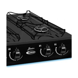 Fogao Gas Junior 4 Boca de Mesa Preto
