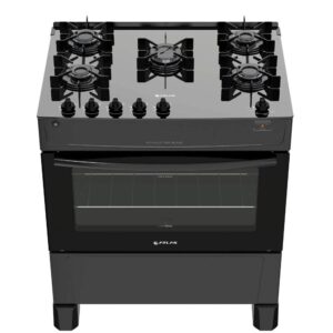 fogao atlas monaco top glass 5 bocas preto