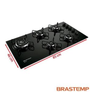 Cooktop 5 bocas Brastemp com Quadrichama e Acendimento Automatico BDD85AE BIVOLT