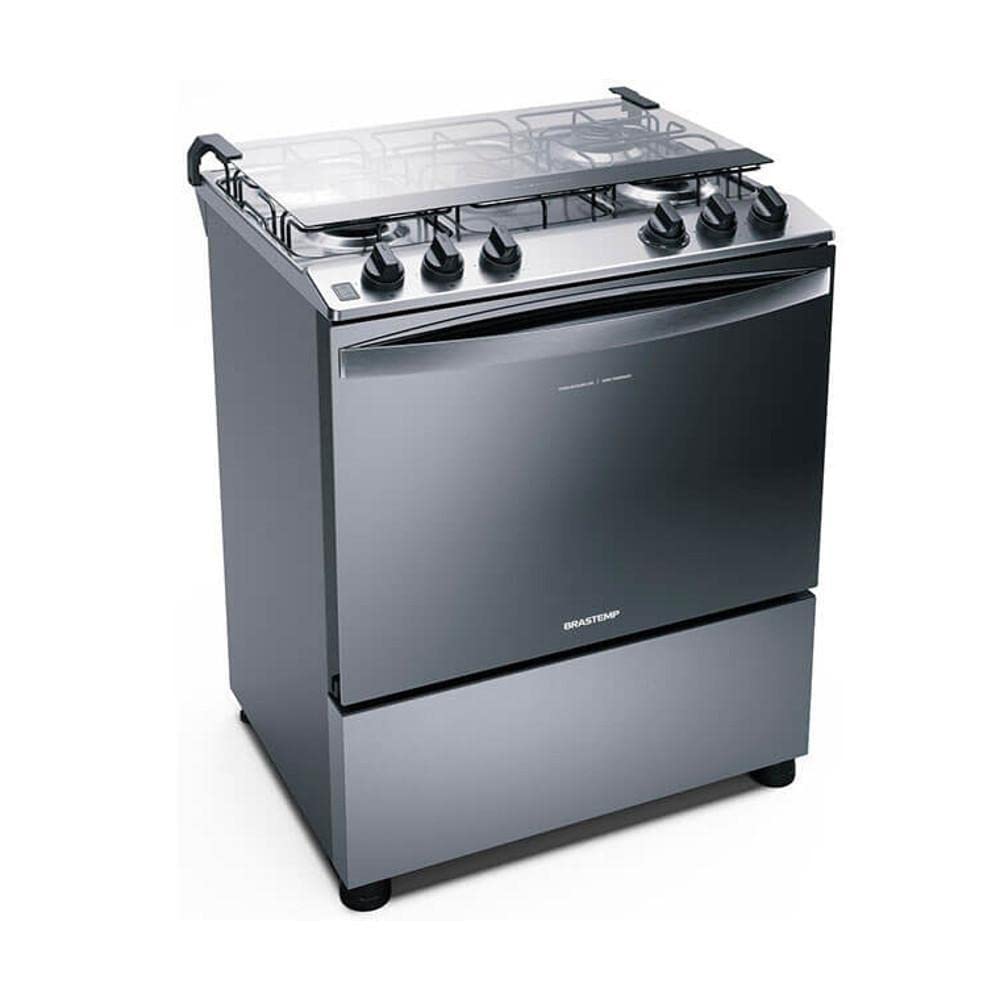 Fogão Brastemp 5 bocas BFS5NCR Inox