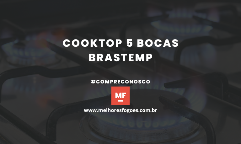 Cooktop 5 bocas Brastemp