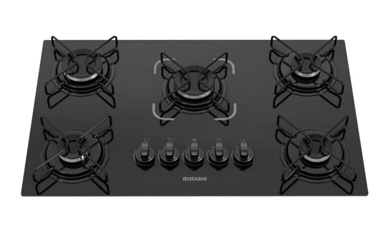 Cooktop Essencial Itatiaia 5 bocas Preto Bivolt