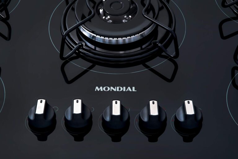 Cooktop Mondial CTG 03 5 Bocas Preto Bivolt