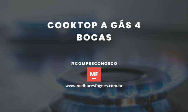 Cooktop a Gas 4 Bocas