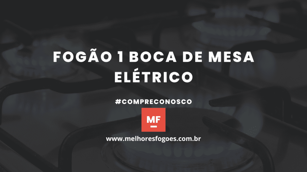 Fogao 1 boca de Mesa Eletrico