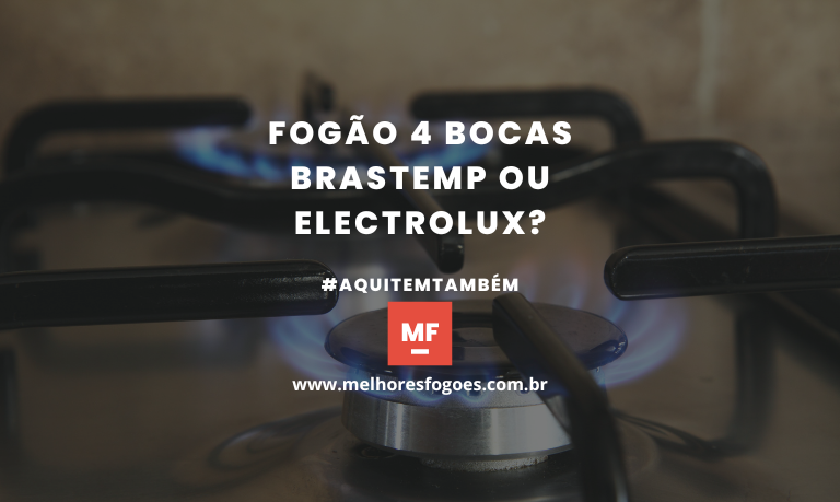 Fogão 4 Bocas Brastemp ou Electrolux