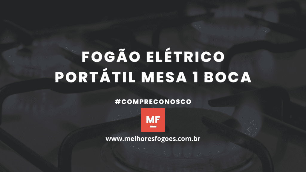 Fogao Eletrico Portatil Mesa 1 boca