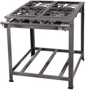 Fogao Industrial Tron 4 Bocas cor Grafite