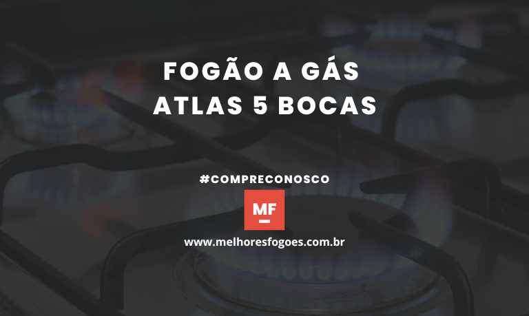 Fogão a Gás Atlas 5 bocas