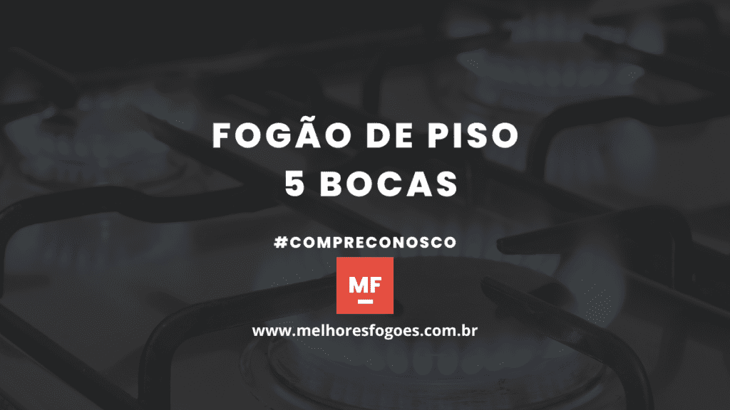 Fogao de Piso 5 bocas 1