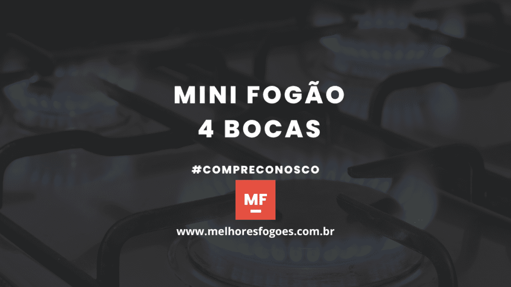 Mini Fogao 4 bocas