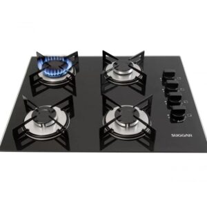 cooktop a gas 4 bocas suggar fg4004vp preto bivolt